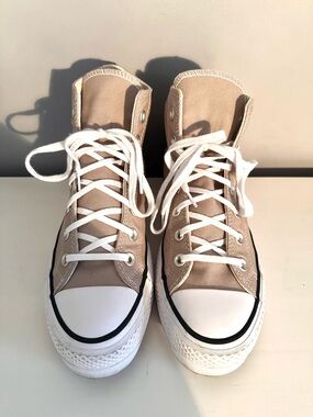 CONVERSE - Women’s, Chuck Taylor, All Star, Lift, High, Wonder Stone, Size 7.5